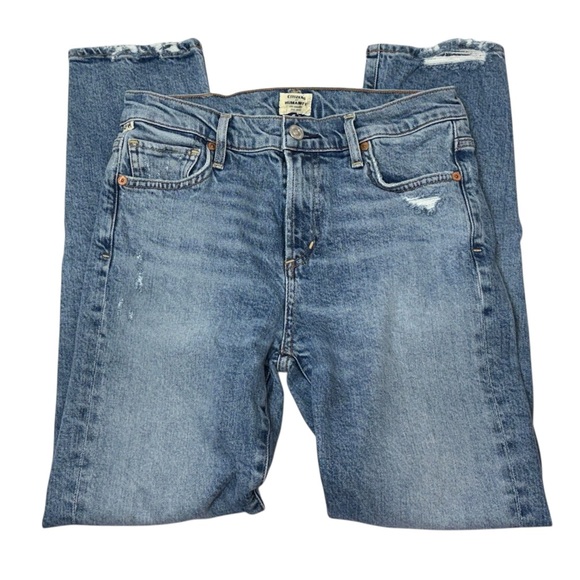 Citizens Of Humanity Premium Vintage Harlow Ankle Mid Rise Slim Jeans Size 25 - Picture 7 of 15